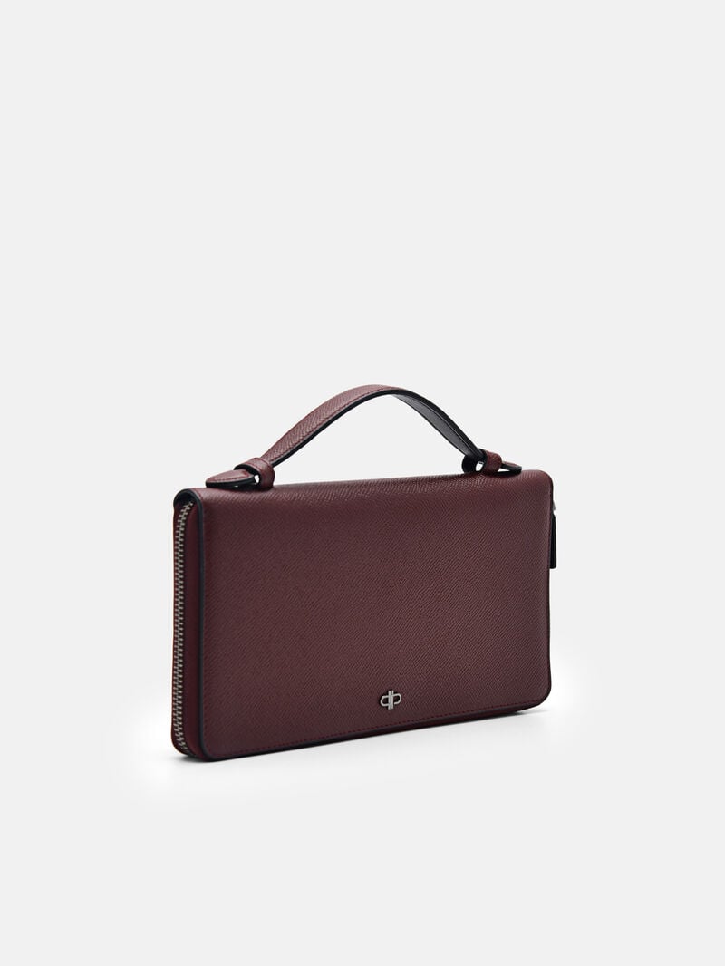 Pedro Icon Leather Travel Organiser Men Travel Accessories Mahogany | Q9Q-2227