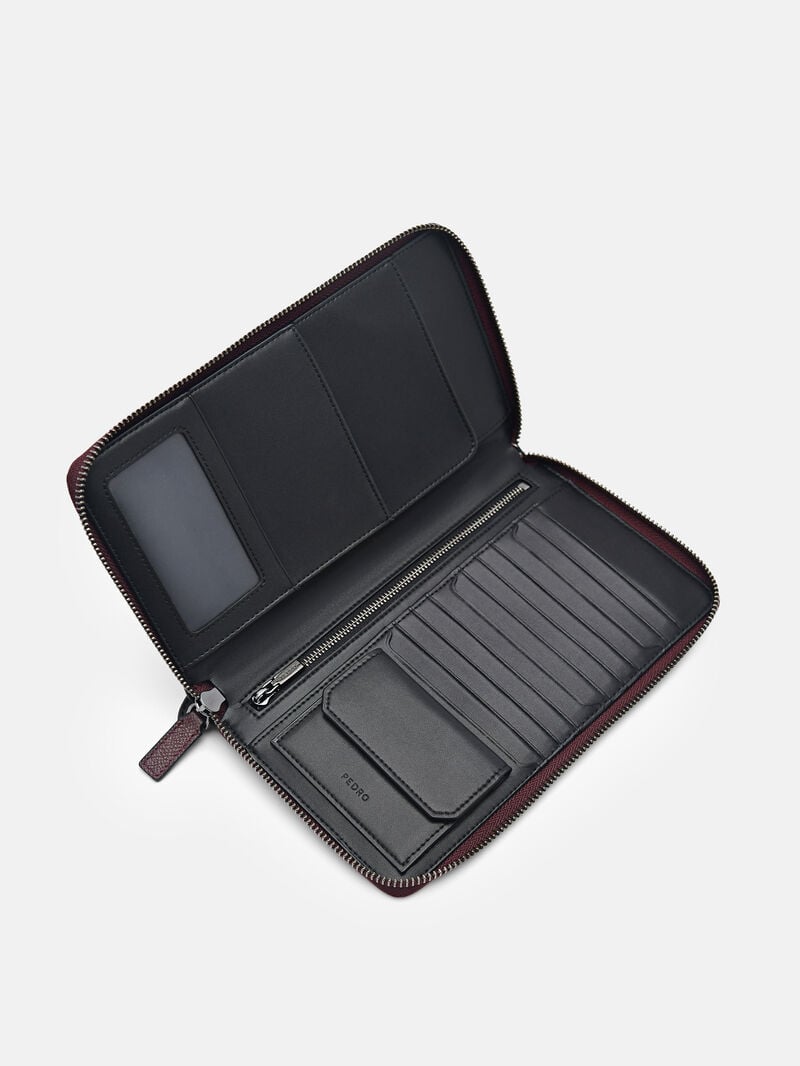 Pedro Icon Leather Travel Organiser Men Travel Accessories Mahogany | Q9Q-2227