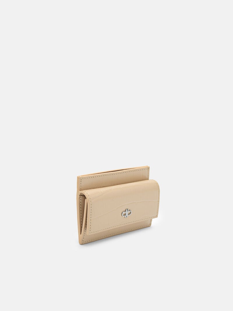 Pedro Icon Leather Women Card Holders Nude | Q9Q-2289
