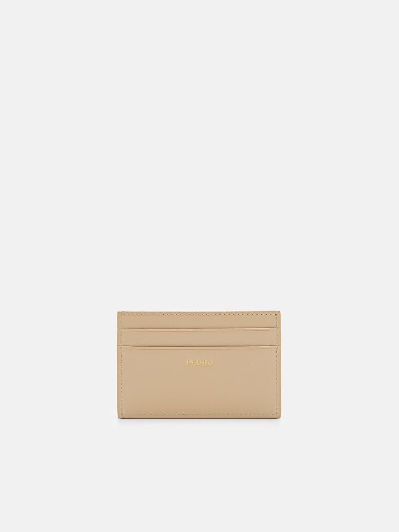 Pedro Icon Leather Women Card Holders Nude | Q9Q-2289