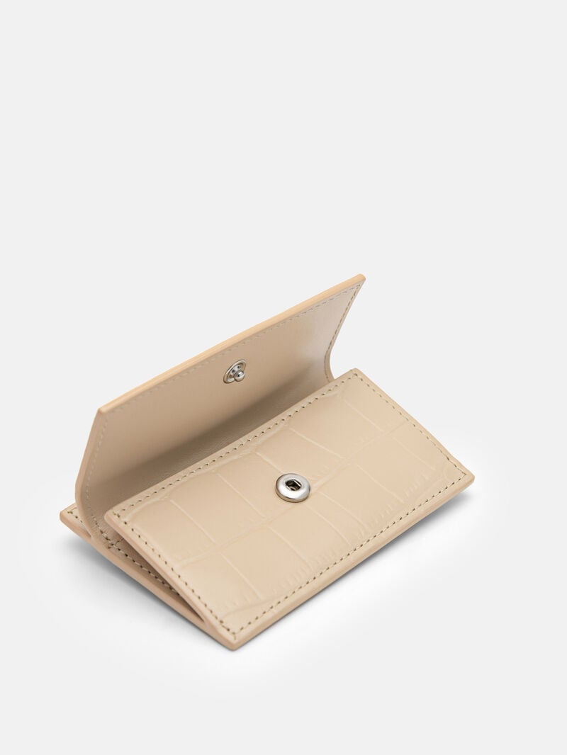 Pedro Icon Leather Women Card Holders Nude | Q9Q-2289