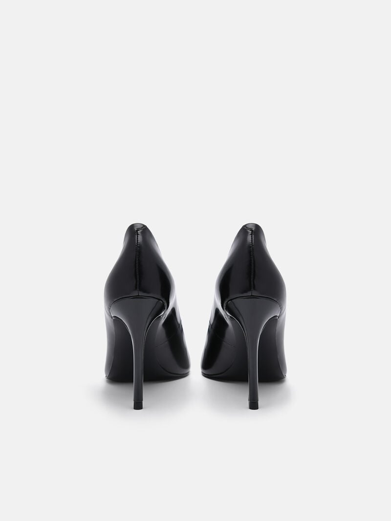 Pedro Icon Leather Women Pumps Black | Q9Q-2360
