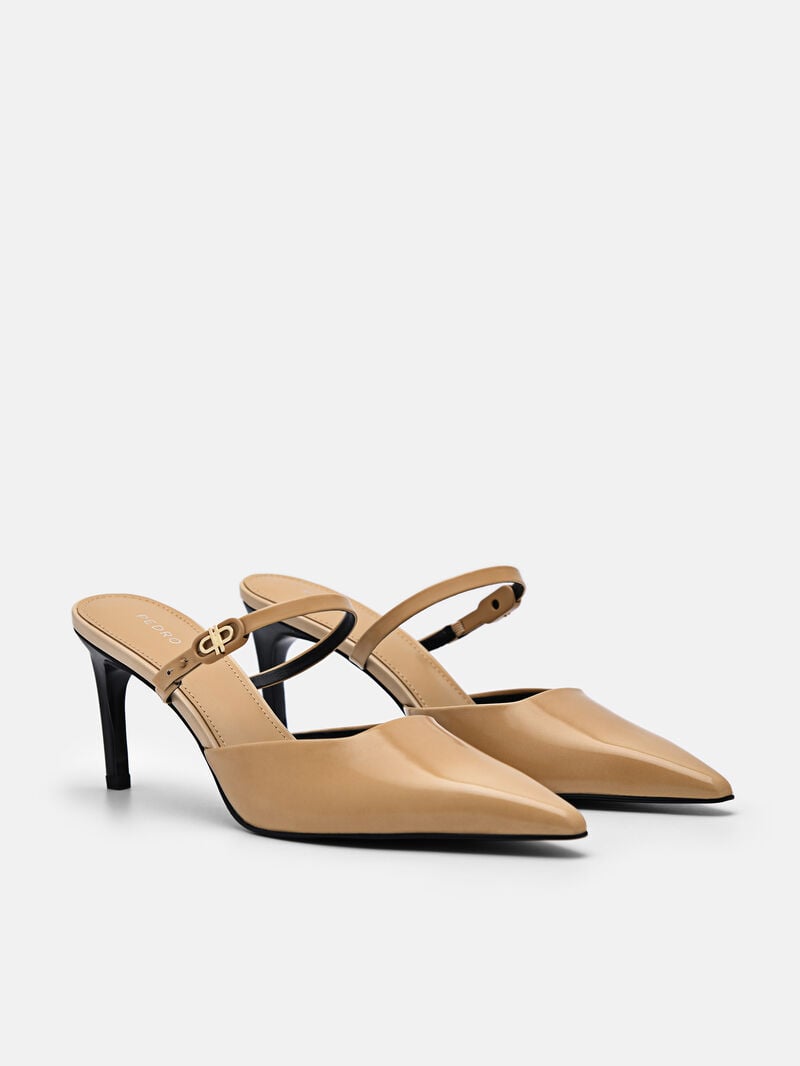 Pedro Icon Leather Women Pumps Nude | Q9Q-2359