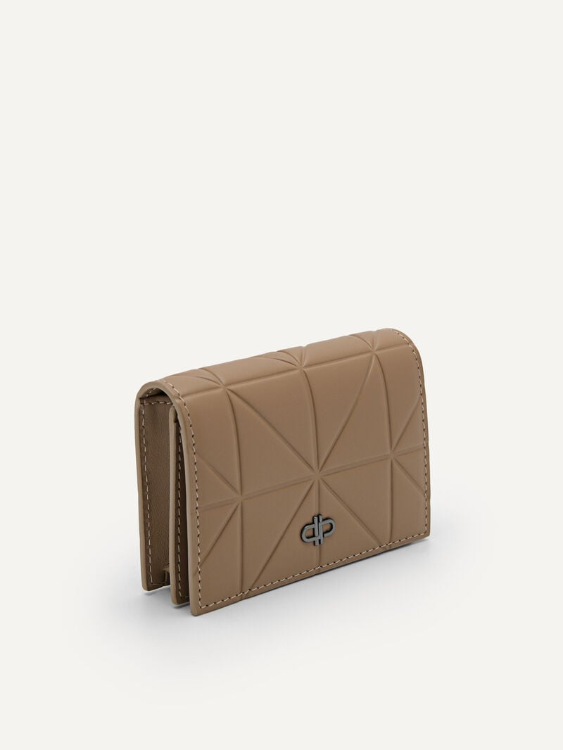 Pedro Icon Leather in Pixel Men Card Holders Taupe | Q9Q-2268