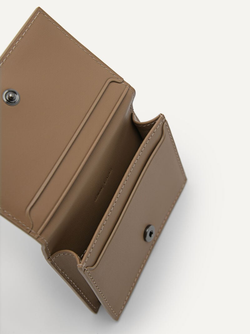 Pedro Icon Leather in Pixel Men Card Holders Taupe | Q9Q-2268