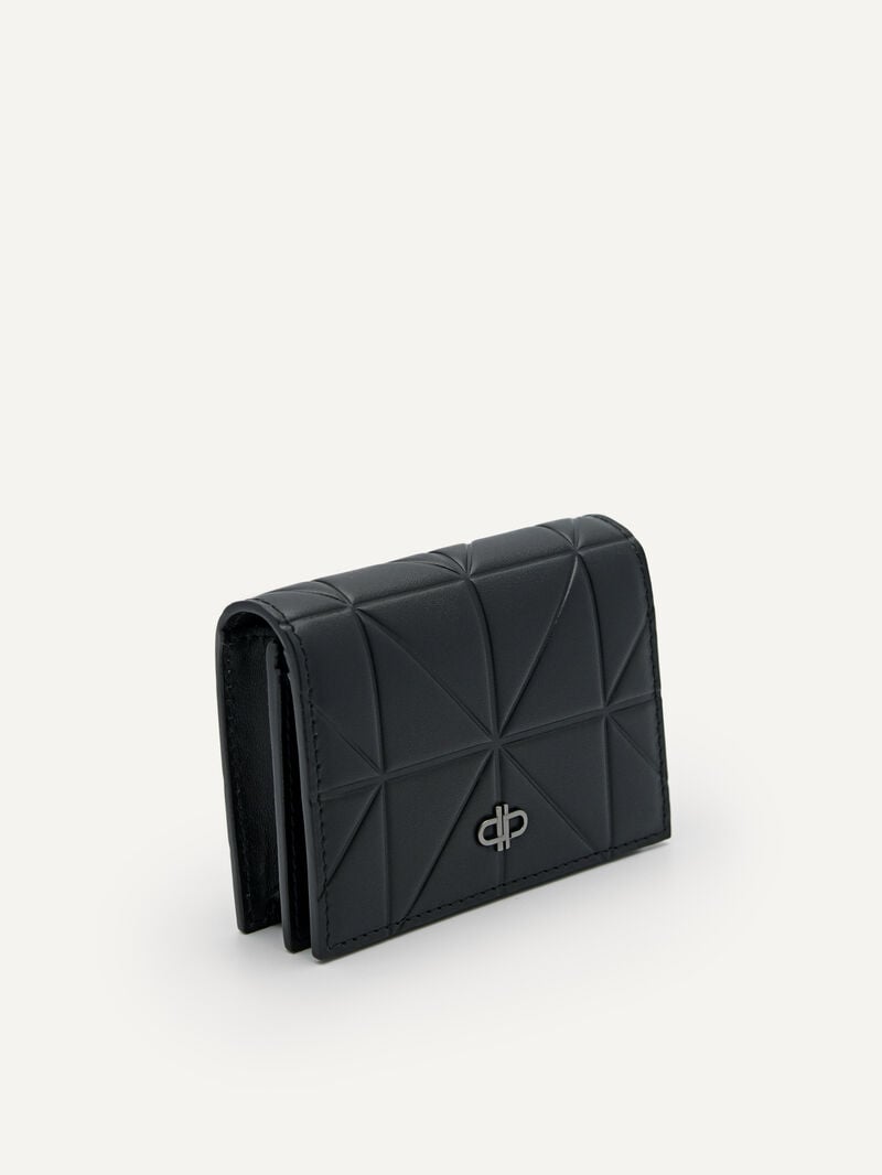 Pedro Icon Leather in Pixel Men Card Holders Black | Q9Q-2267