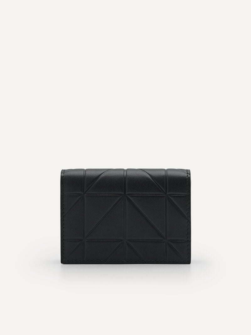Pedro Icon Leather in Pixel Men Card Holders Black | Q9Q-2267