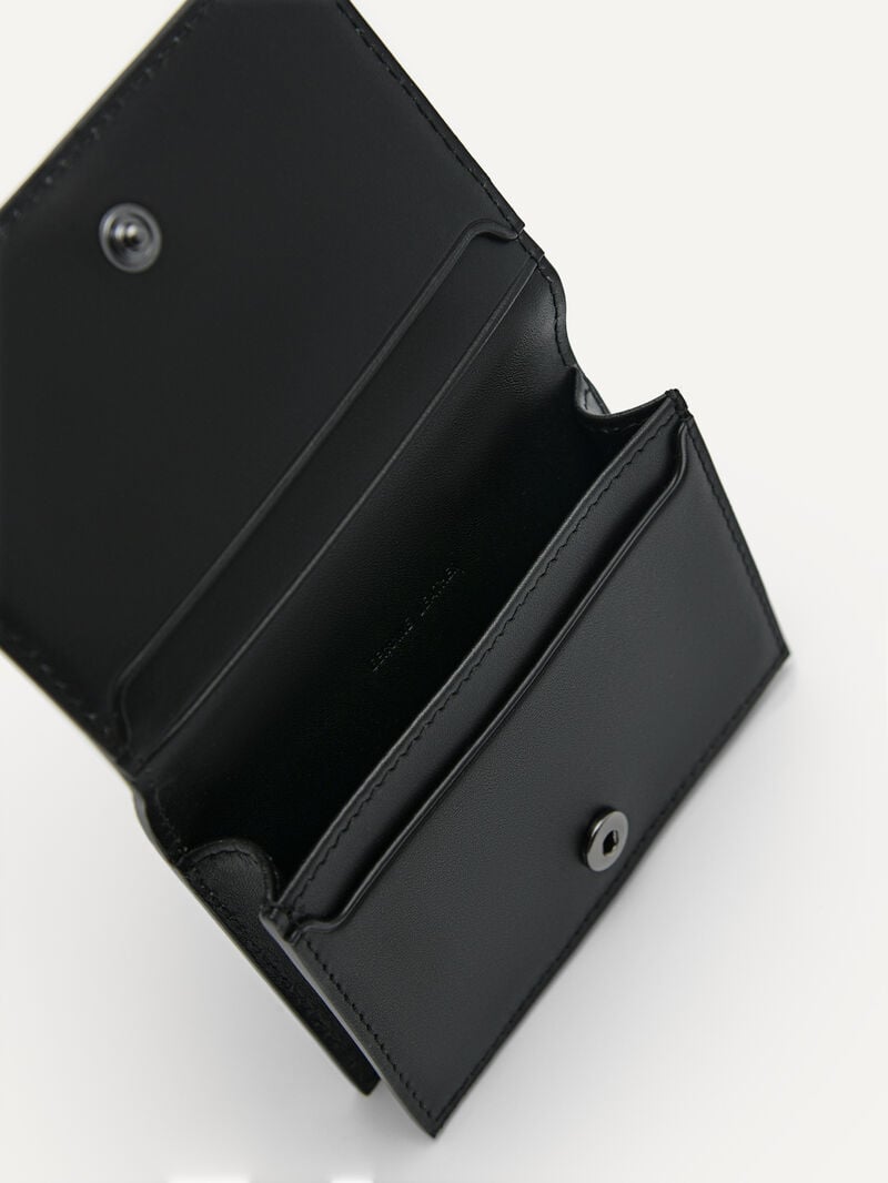 Pedro Icon Leather in Pixel Men Card Holders Black | Q9Q-2267