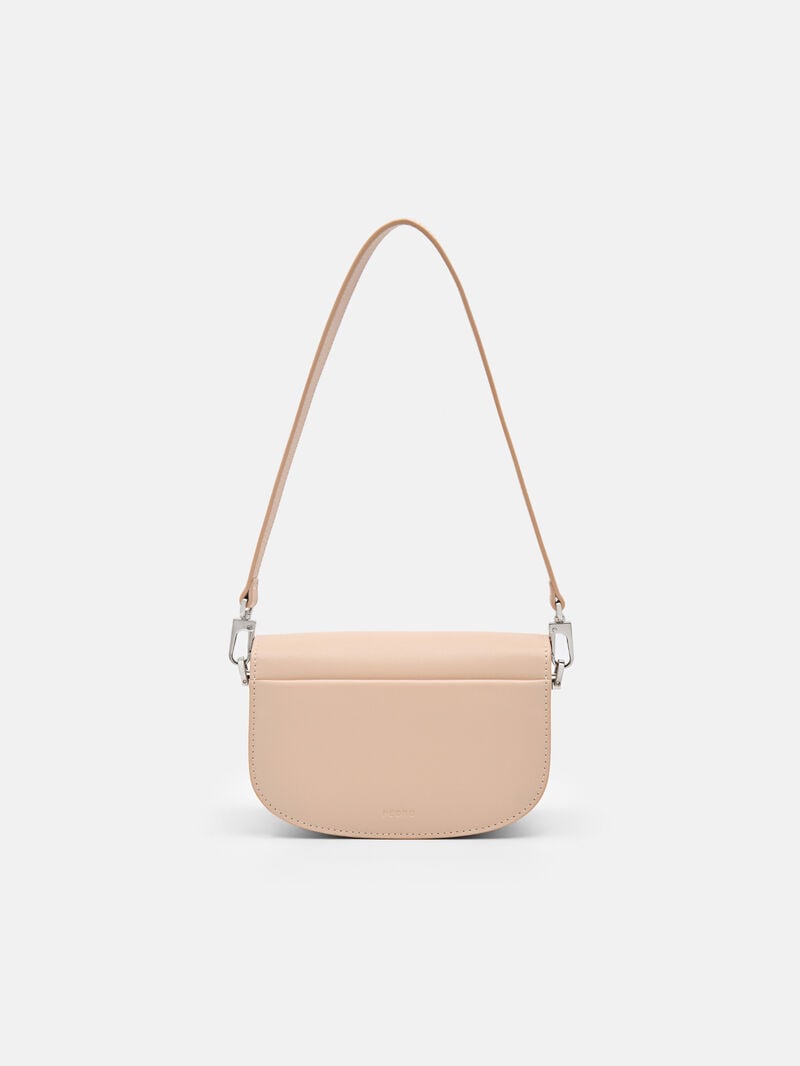 Pedro Icon Mini Leather Bags Women Shoulder Bags Nude | Q9Q-2309