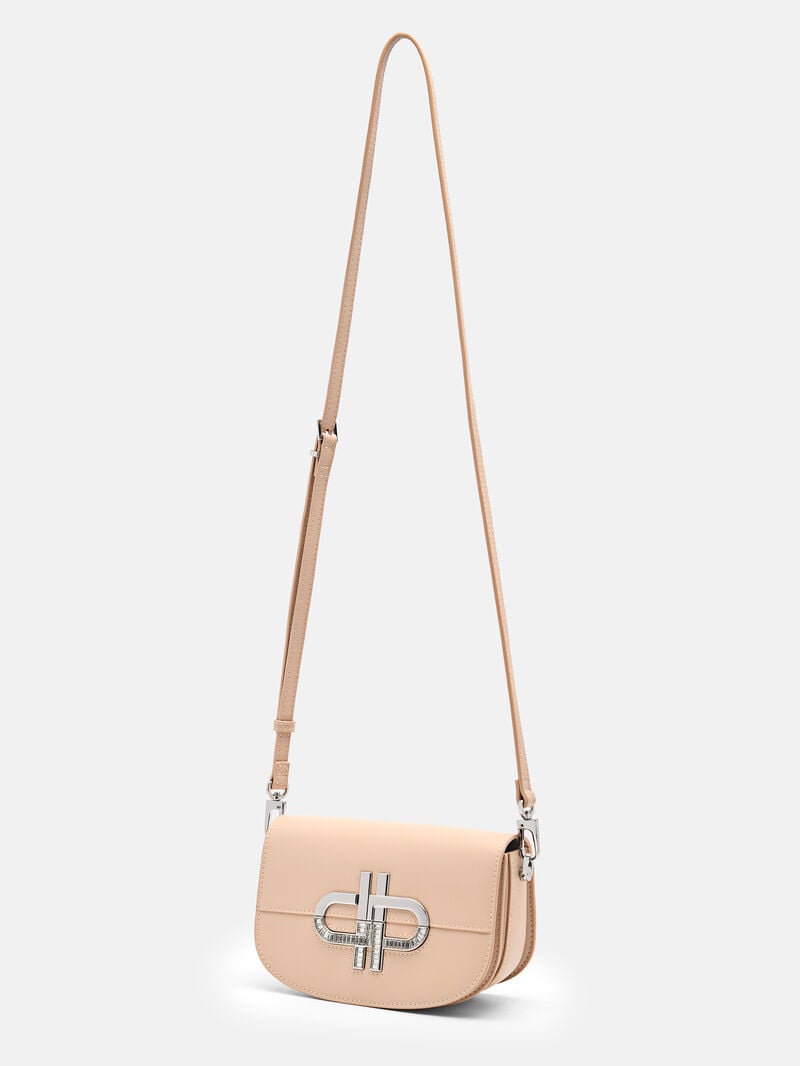 Pedro Icon Mini Leather Bags Women Shoulder Bags Nude | Q9Q-2309