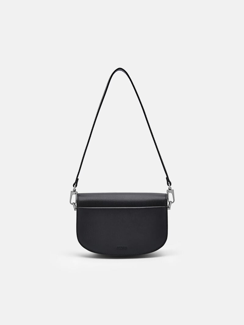 Pedro Icon Mini Leather Bags Women Shoulder Bags Black | Q9Q-2308