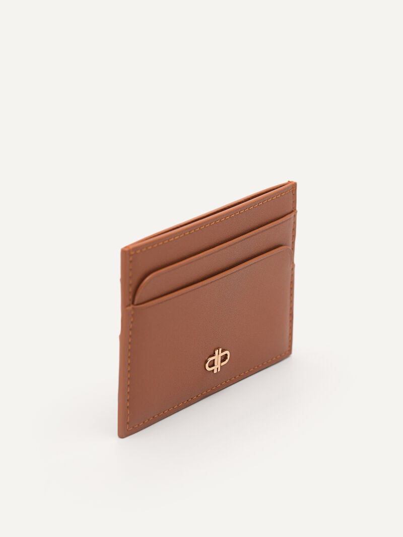 Pedro Icon Mini Leather Men Card Holders Camel | Q9Q-2220
