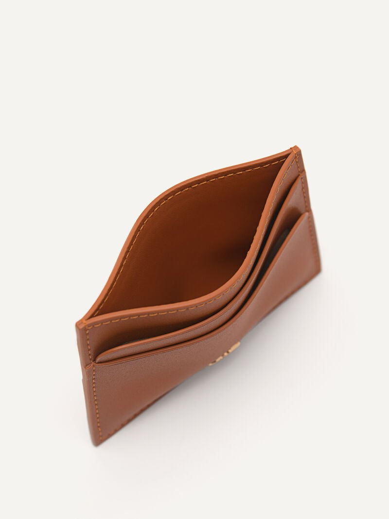 Pedro Icon Mini Leather Men Card Holders Camel | Q9Q-2220