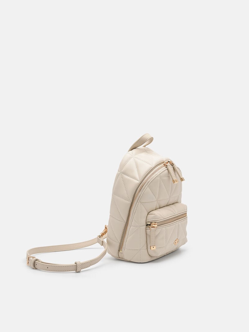 Pedro Icon Mini in Pixel Bags Women Backpacks Beige | Q9Q-2311