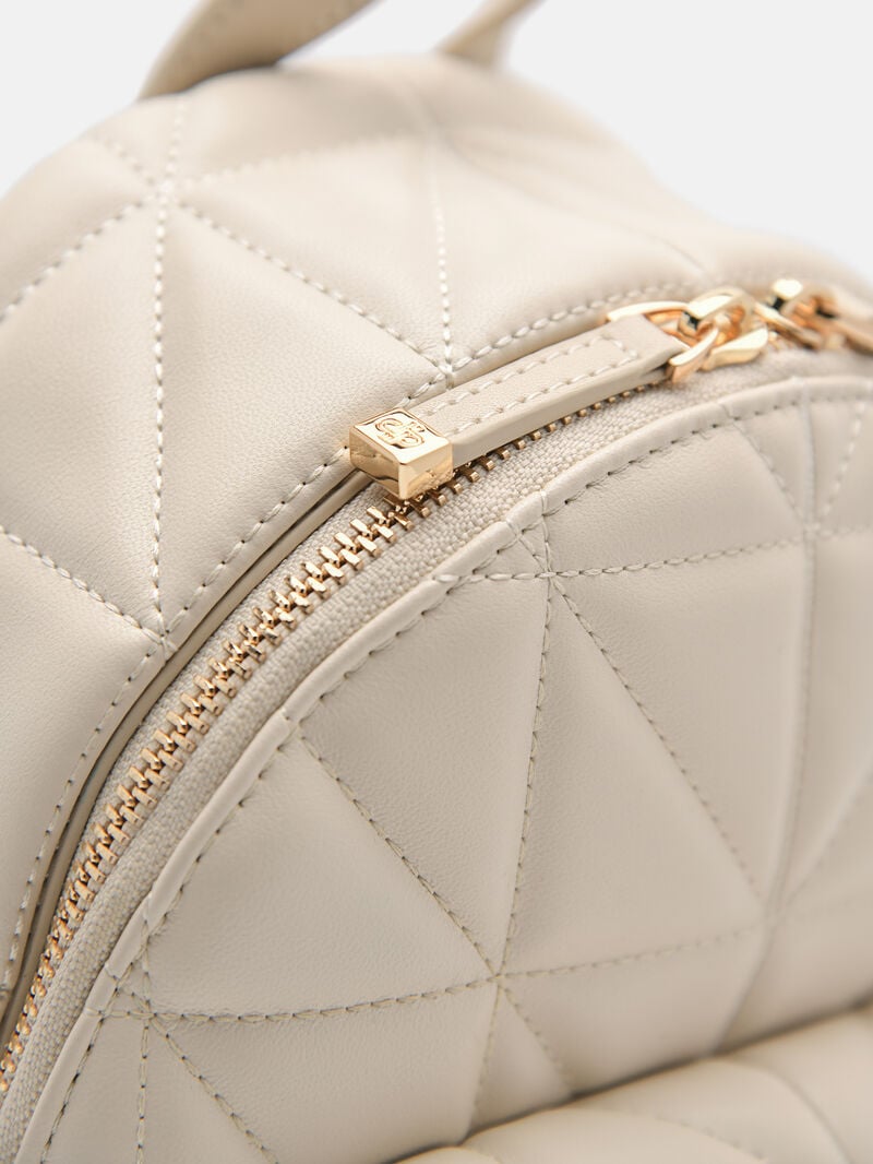 Pedro Icon Mini in Pixel Bags Women Backpacks Beige | Q9Q-2311