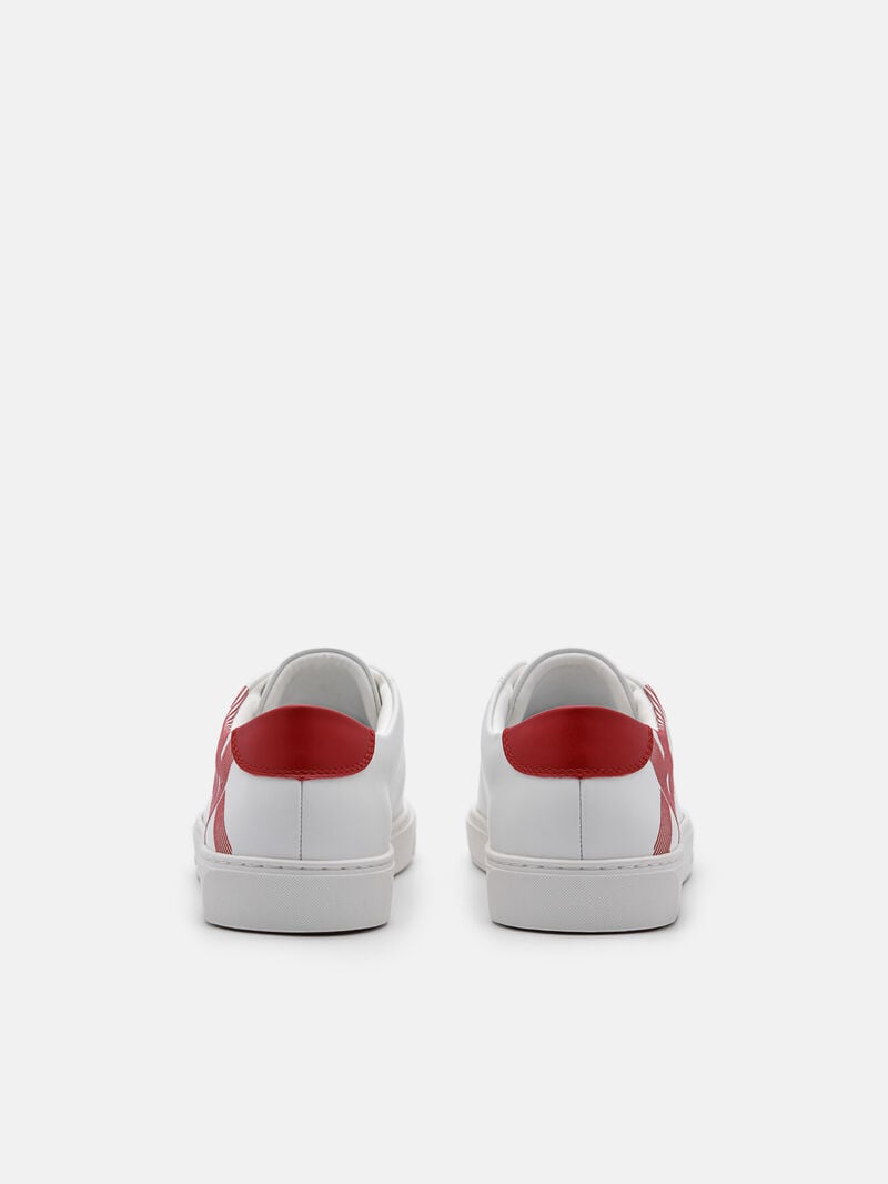 Pedro Icon Ridge Leather Women Sneakers White | Q9Q-2398