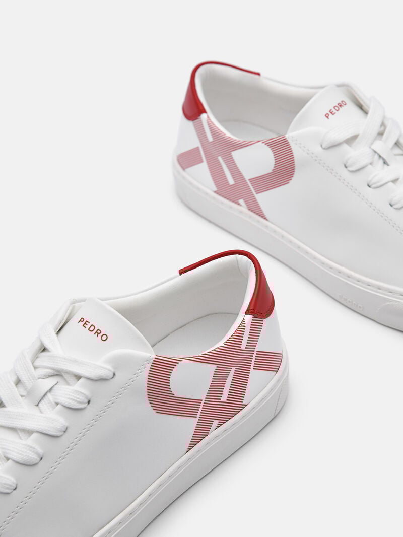 Pedro Icon Ridge Leather Women Sneakers White | Q9Q-2398