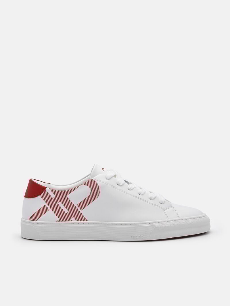 Pedro Icon Ridge Leather Women Sneakers White | Q9Q-2398