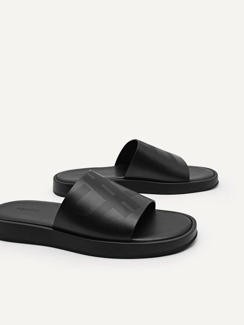 Pedro Icon Slide Men Sandals Black | Q9Q-2388