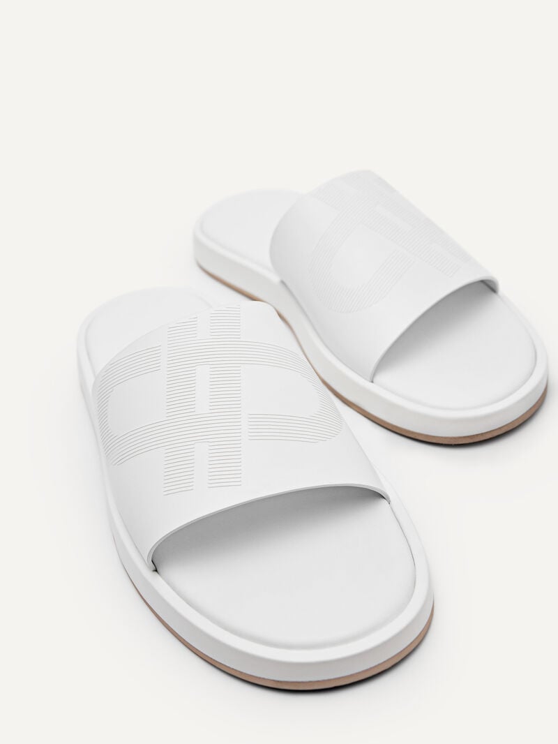 Pedro Icon Slide Men Sandals White | Q9Q-2391