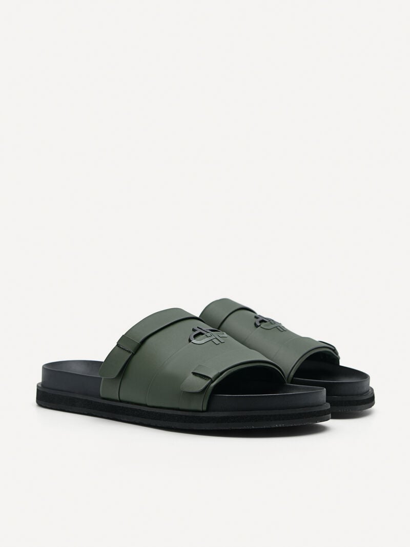 Pedro Icon Slides Men Sandals Military Green | Q9Q-2385