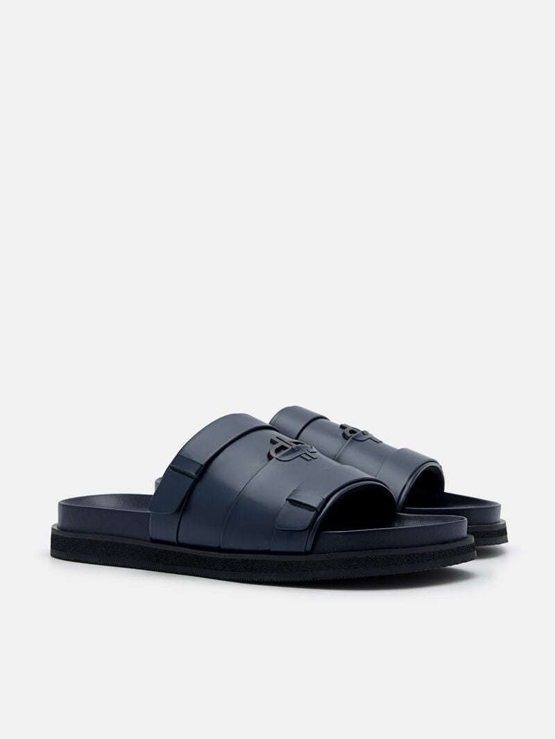 Pedro Icon Slides Men Sandals Navy | Q9Q-2387