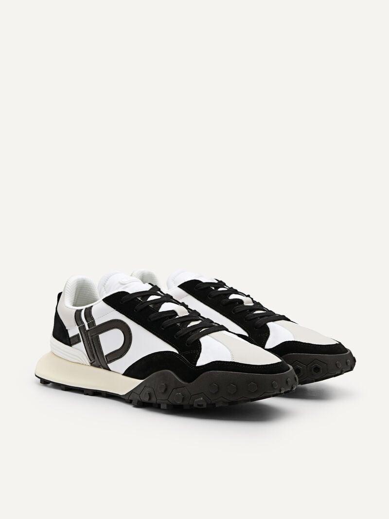 Pedro Icon Suede Sneakers Men Low Top Sneakers Black | Q9Q-2381
