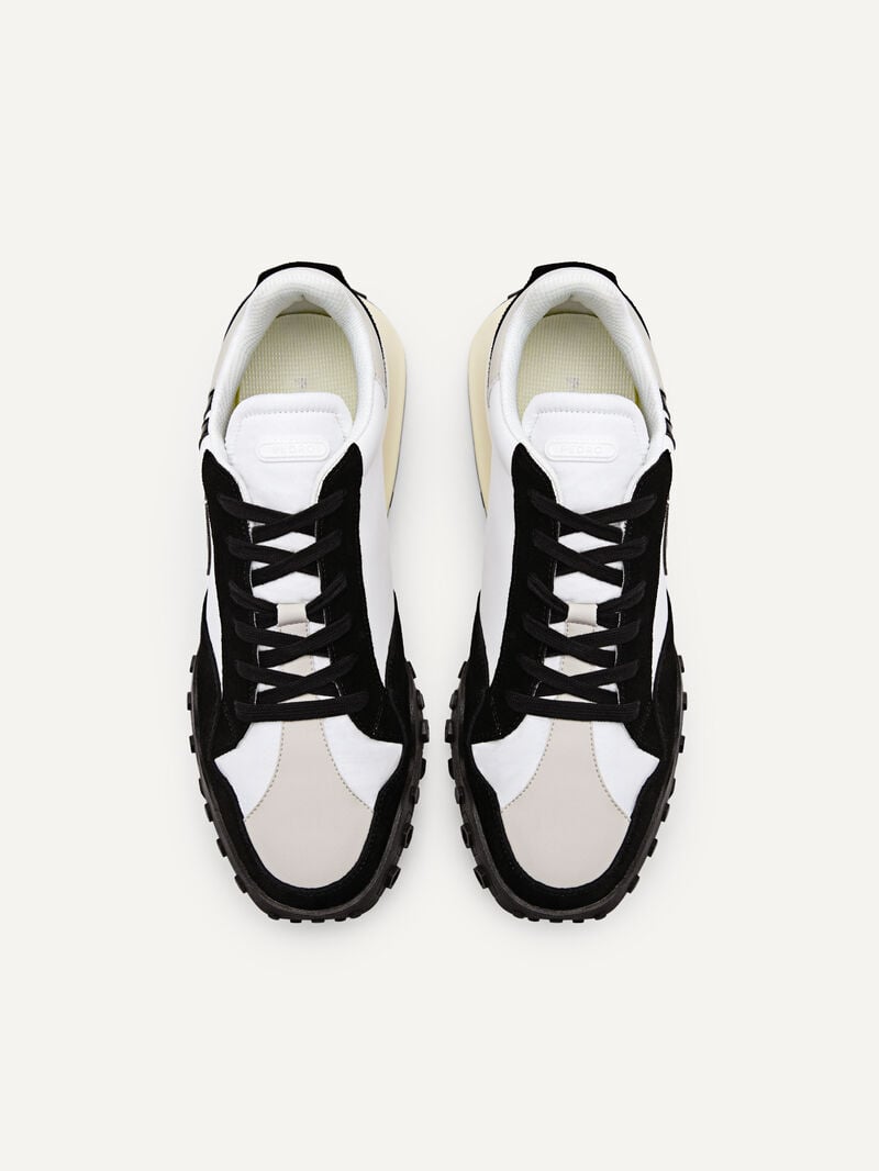 Pedro Icon Suede Sneakers Men Low Top Sneakers Black | Q9Q-2381