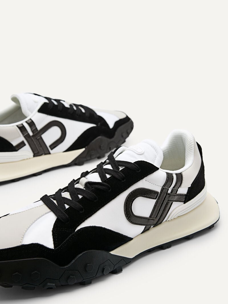 Pedro Icon Suede Sneakers Men Low Top Sneakers Black | Q9Q-2381