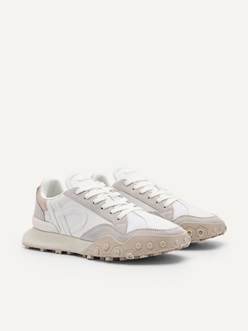Pedro Icon Suede Women Sneakers Chalk | Q9Q-2379