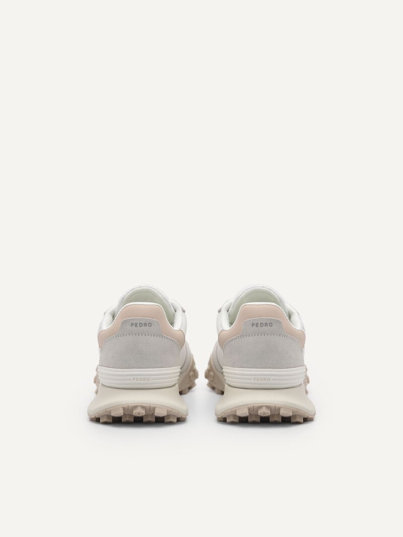 Pedro Icon Suede Women Sneakers Chalk | Q9Q-2379