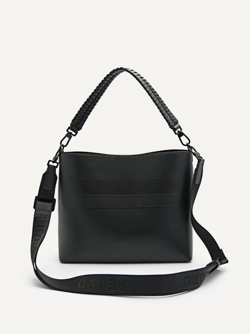 Pedro Interlace Bags Men Sling Bags Black | Q9Q-1223