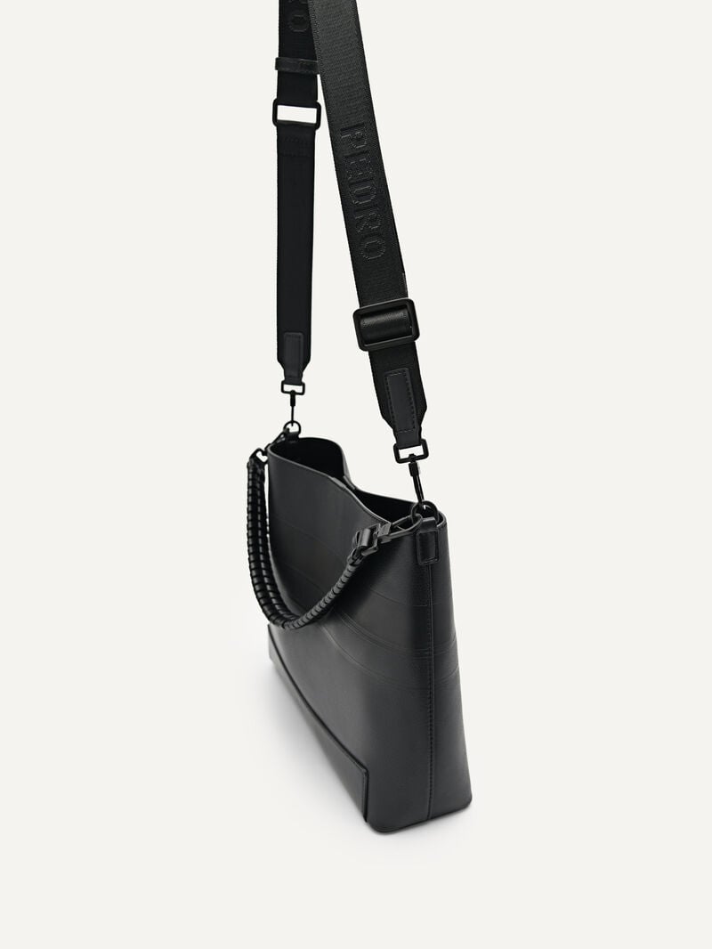 Pedro Interlace Bags Men Sling Bags Black | Q9Q-1223
