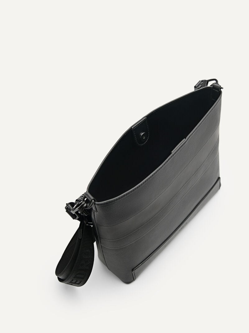 Pedro Interlace Bags Men Sling Bags Black | Q9Q-1223
