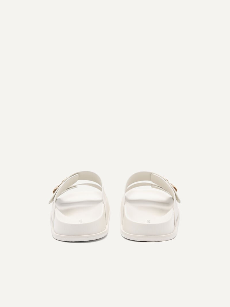 Pedro Iris Strap Sandals Women Flats Chalk | Q9Q-1803