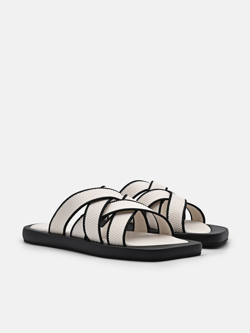 Pedro Izzie Sandals Women Flats Beige | Q9Q-2196