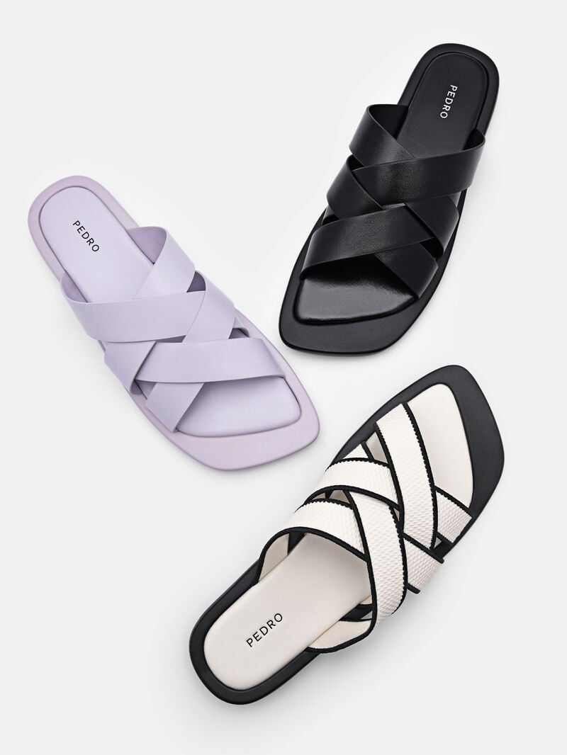 Pedro Izzie Sandals Women Flats Beige | Q9Q-2196