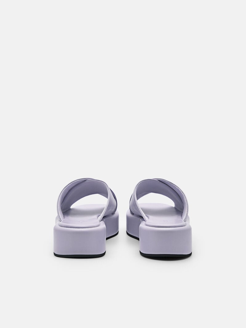Pedro Izzie Sandals Women Wedges Lilac | Q9Q-2194