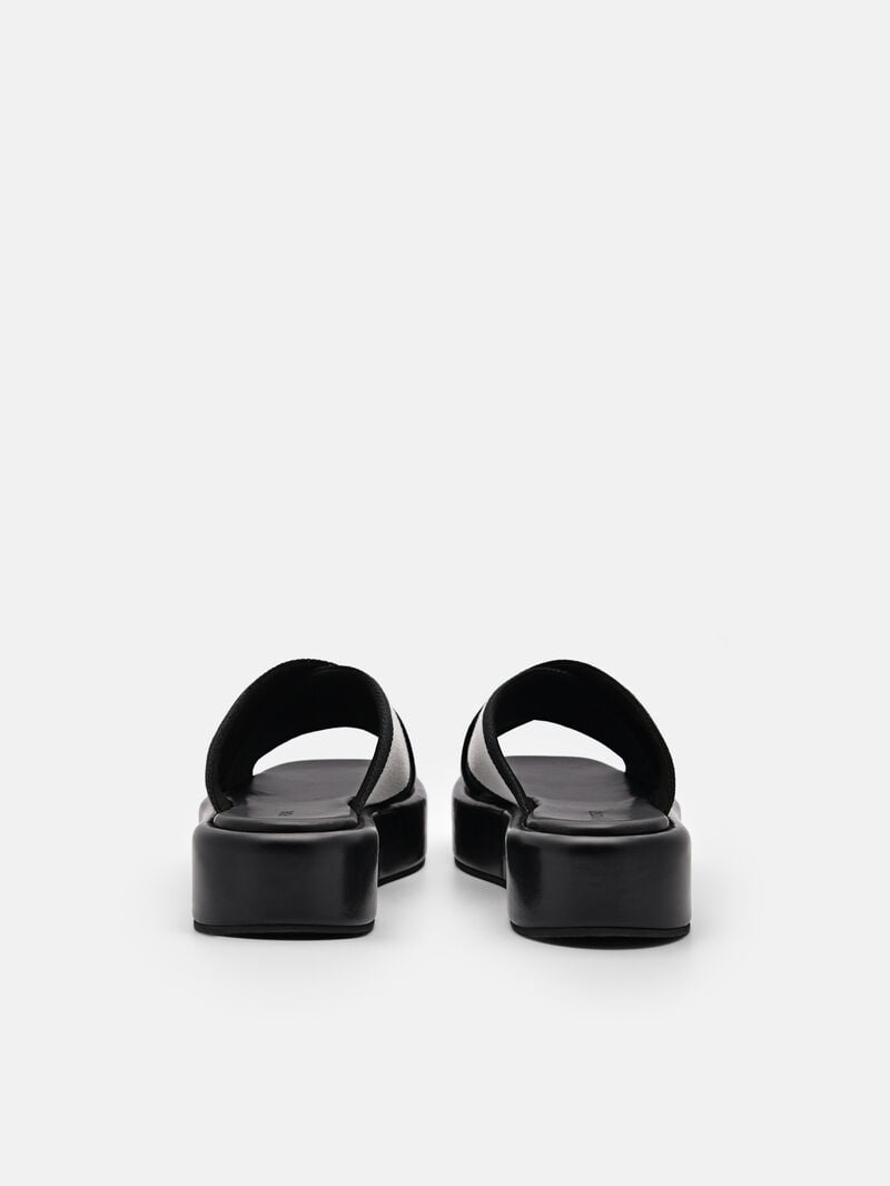 Pedro Izzie Wedge Women Heel Sandals Black | Q9Q-2190