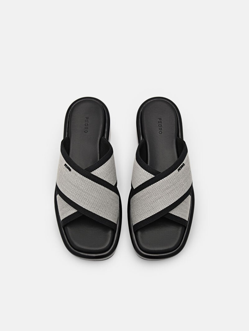 Pedro Izzie Wedge Women Heel Sandals Black | Q9Q-2190
