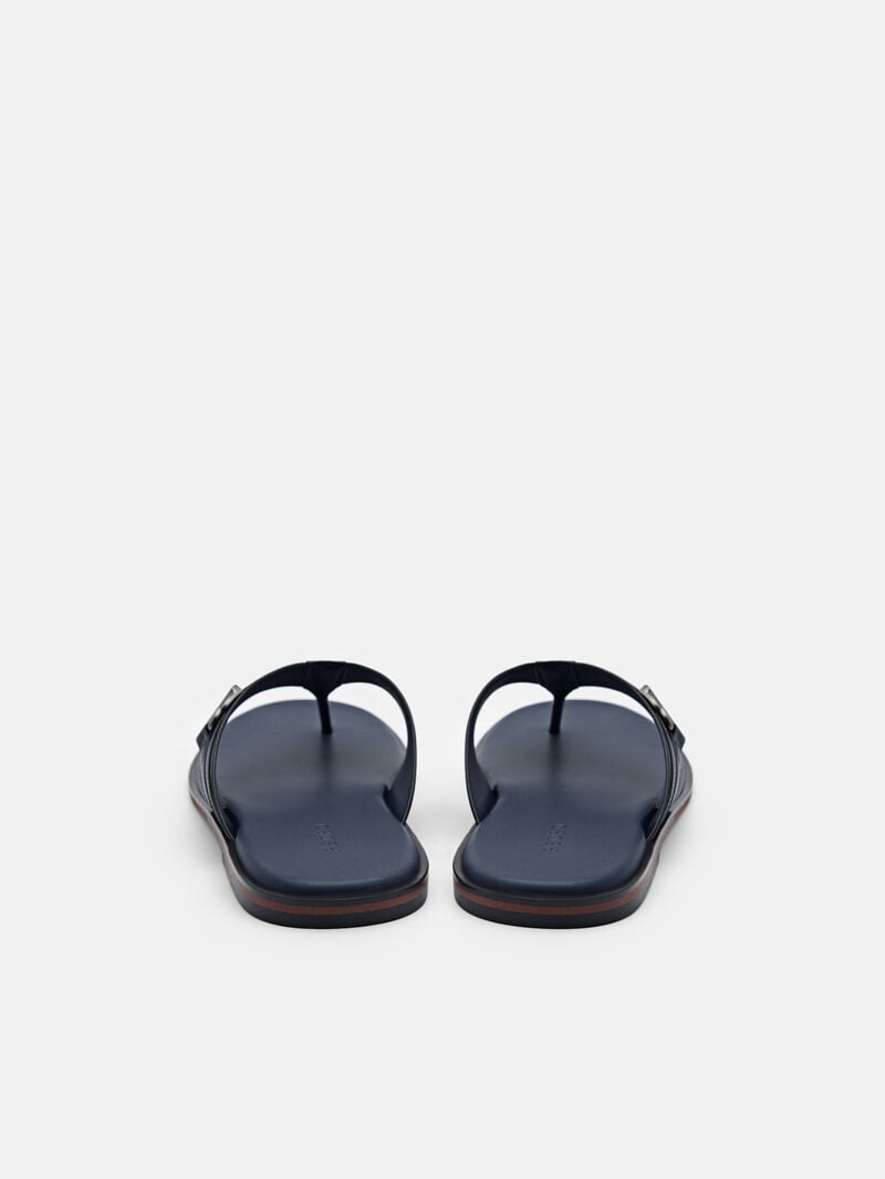 Pedro Jackson Thong Men Sandals Navy | Q9Q-1795