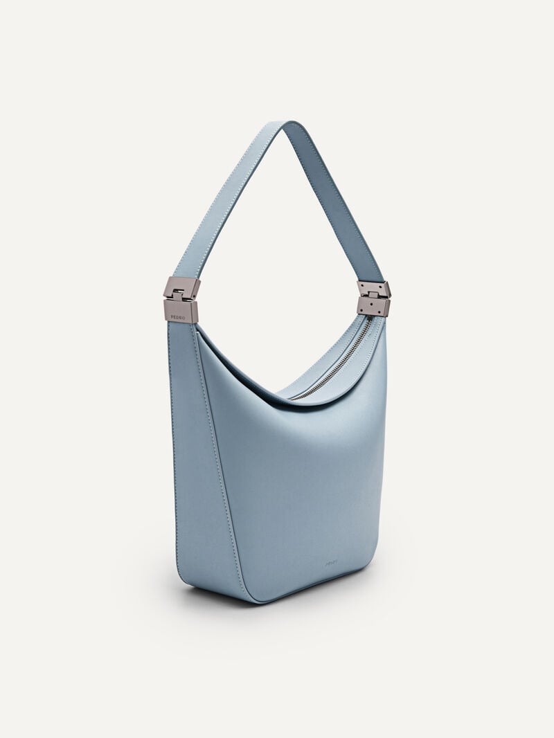 Pedro Jatte Bags Women Hobos Slate Blue | Q9Q-1217