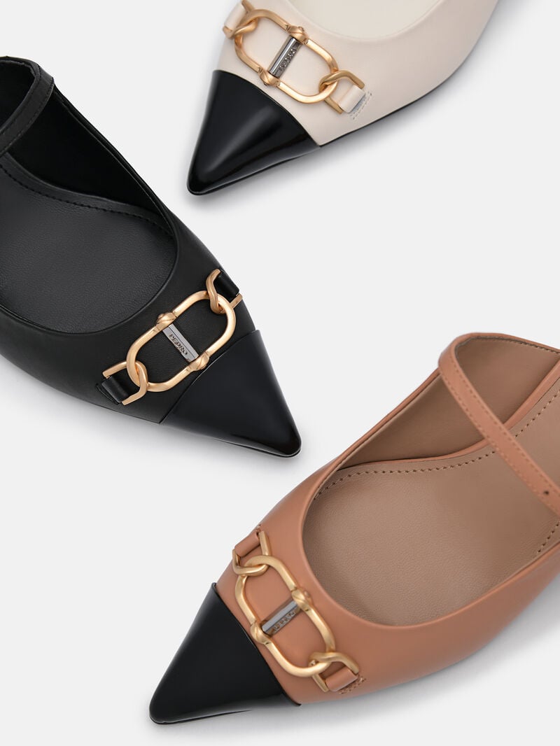 Pedro Jean Leather Women Mules Black | Q9Q-1452