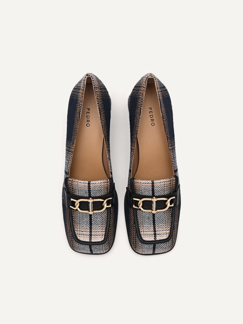 Pedro Jean Woven Women Low Heels Multi | Q9Q-1449