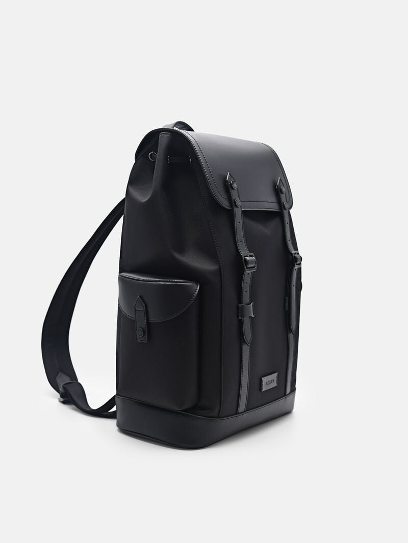 Pedro Jones Nylon Bags Men Backpacks Black | Q9Q-1210