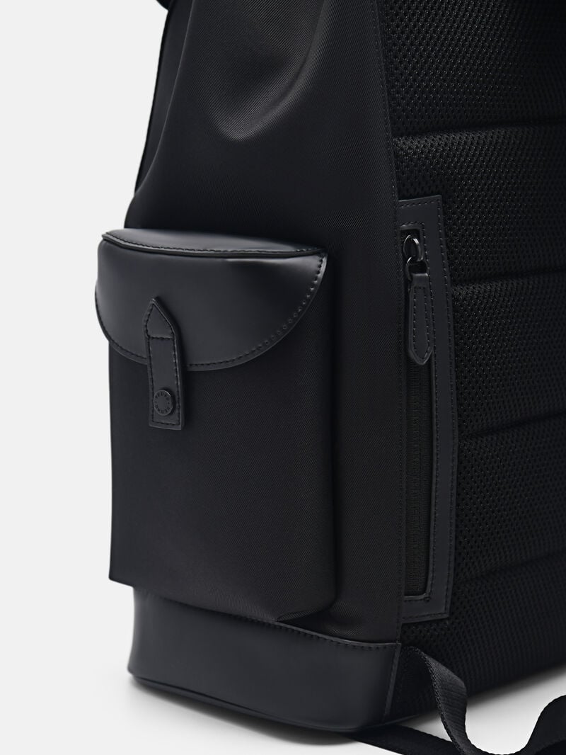 Pedro Jones Nylon Bags Men Backpacks Black | Q9Q-1210