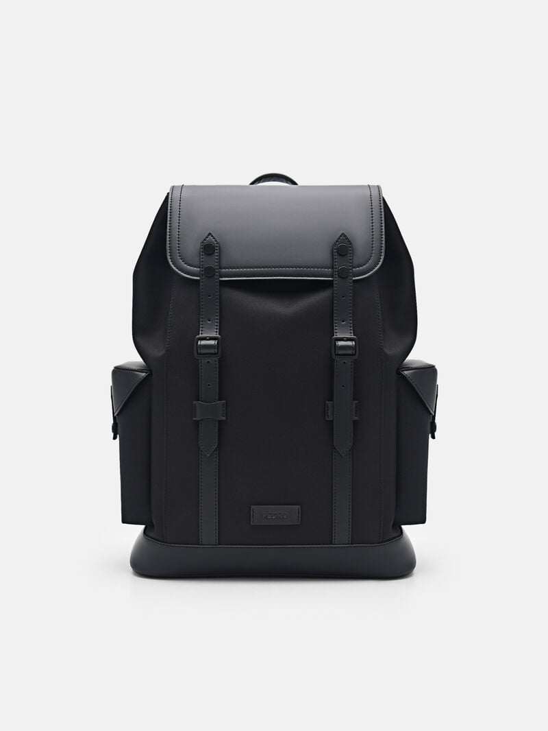 Pedro Jones Nylon Bags Men Backpacks Black | Q9Q-1210