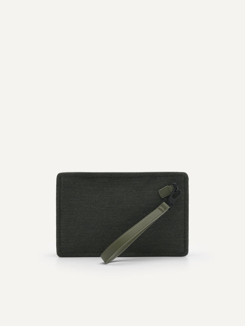 Pedro Kasten Bags Men Clutches Military Green | Q9Q-1205
