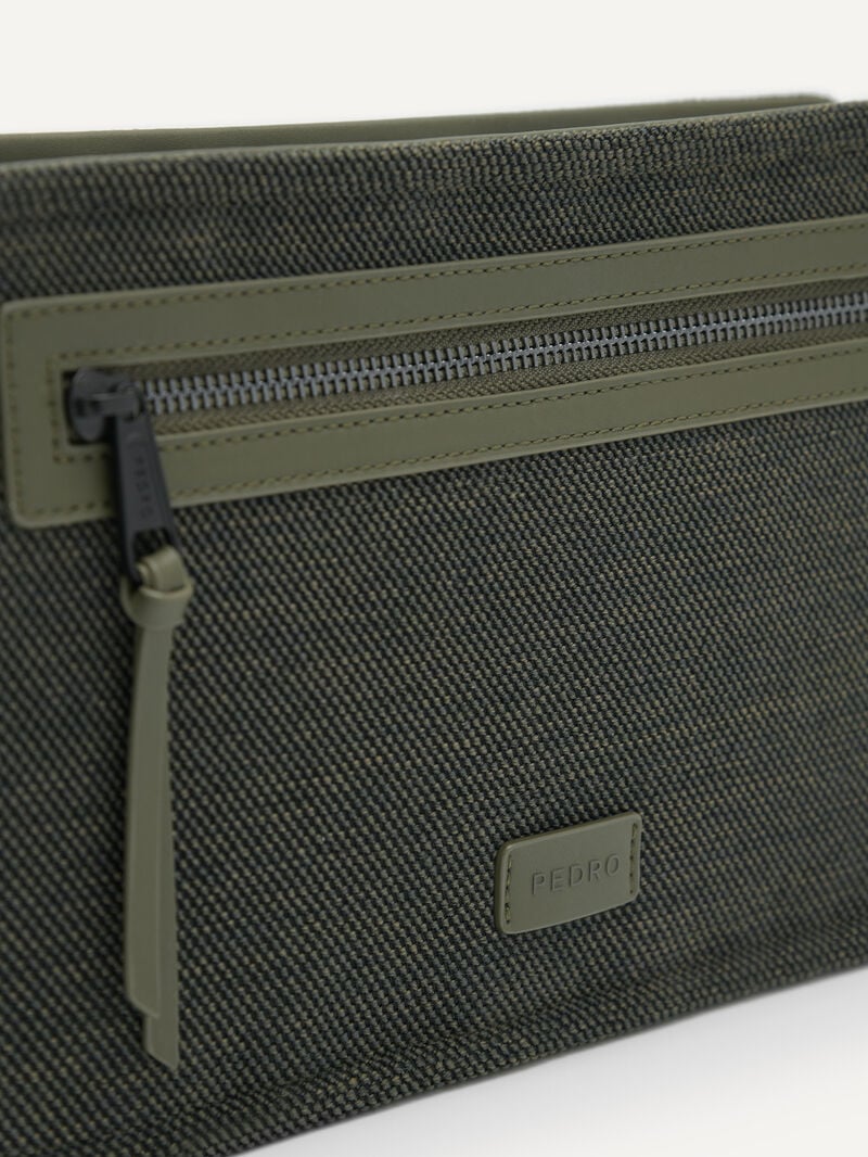 Pedro Kasten Bags Men Clutches Military Green | Q9Q-1205