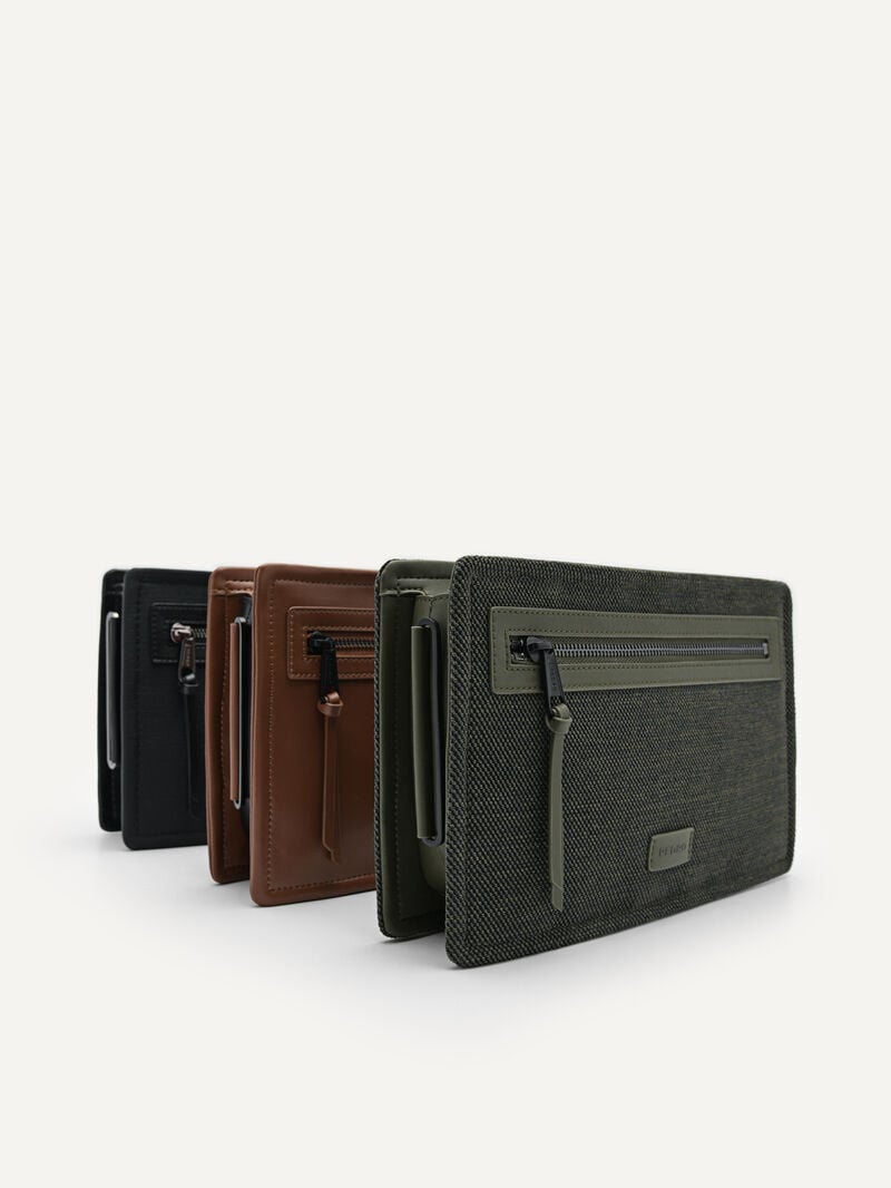 Pedro Kasten Bags Men Clutches Military Green | Q9Q-1205